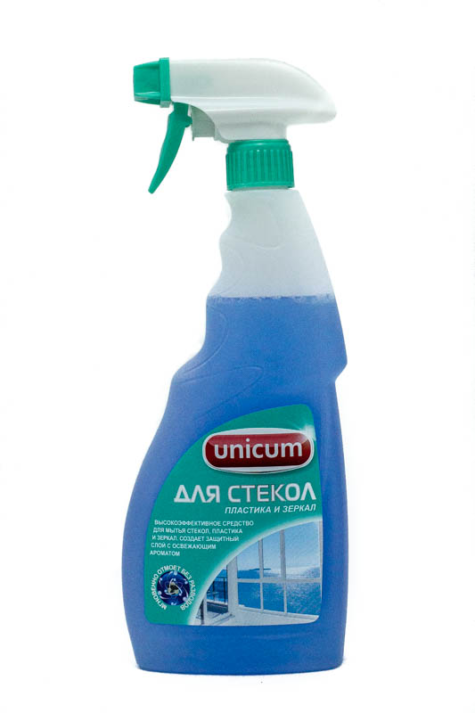 Какое средство для окон лучше. Средство для мытья стекол Unicum. Unicum ср-во для стекол, пластика и зеркал спрей 500мл. Средство Unicum professional состав для мытья стекол 500 мл. Уникум средство для мытья стекол 500 миллилитров.